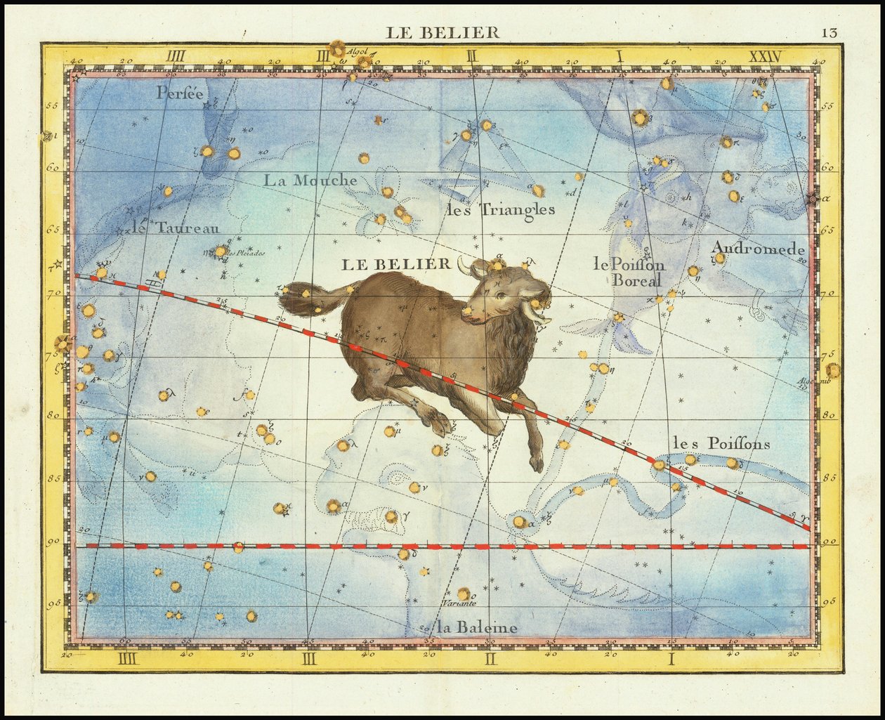 1776 - John Flamsteed - Le Belier (Aries) de John Flamsteed