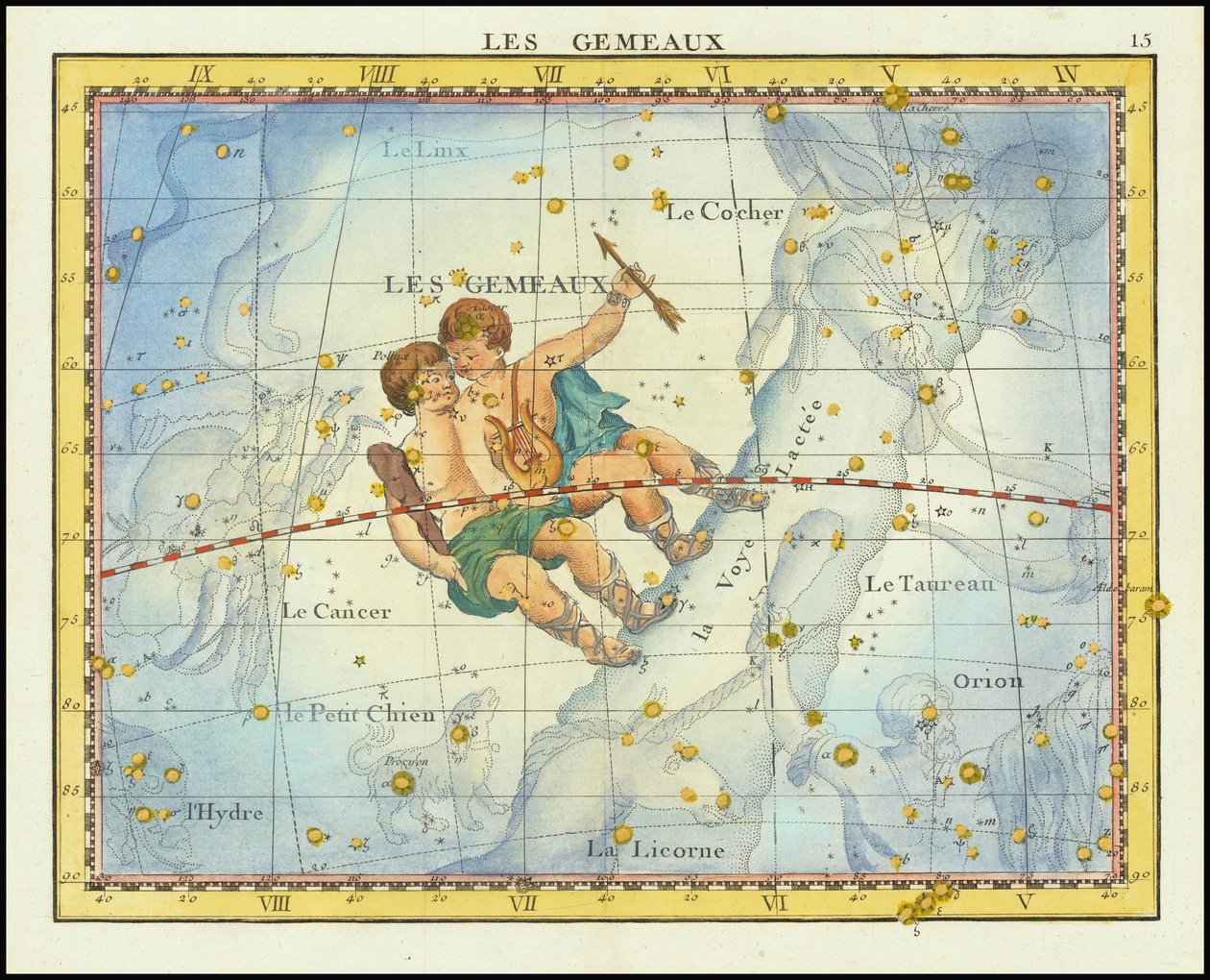 1776 - John Flamsteed - Les Gemeaux (Gémeos) de John Flamsteed