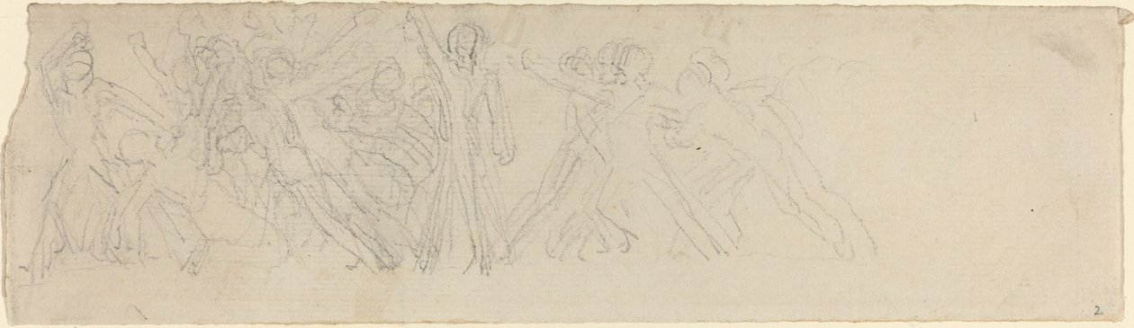 Cena de batalha antiga (?) de John Flaxman