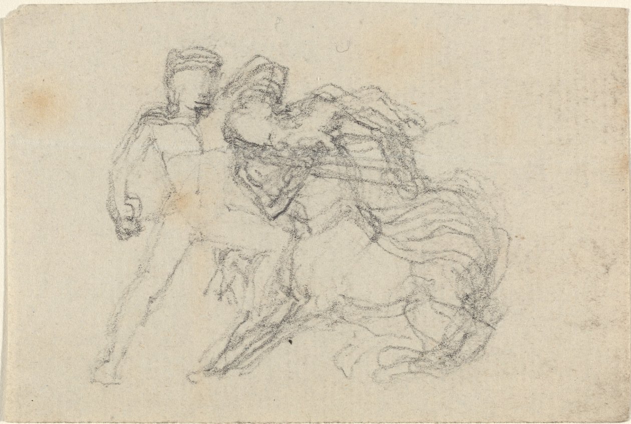 Batalha entre o homem e o centauro de John Flaxman
