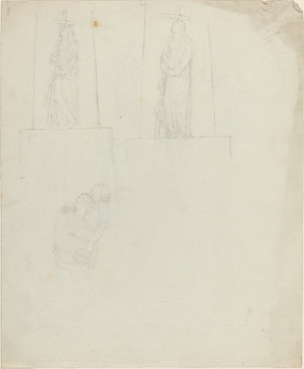 Desenhos para um Monumento [reto e verso] de John Flaxman