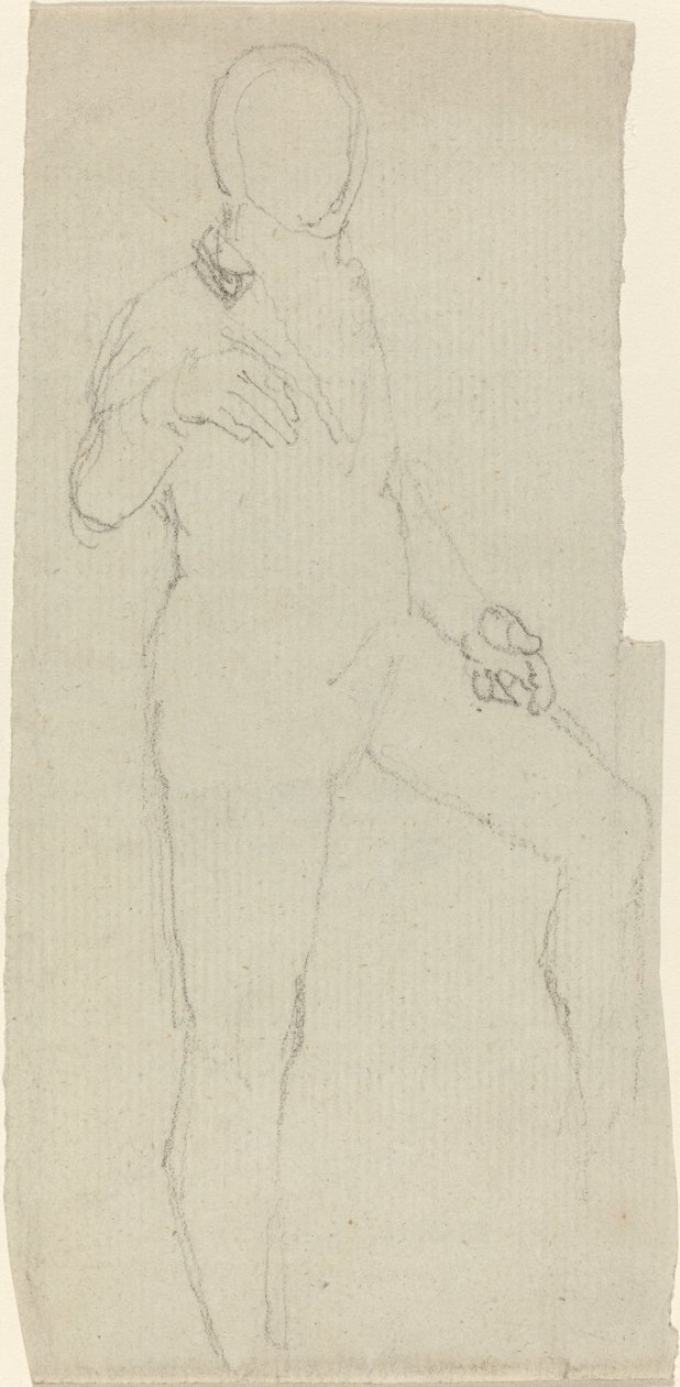 Figura masculina em trajes contemporâneos de John Flaxman