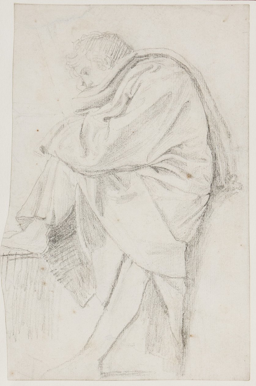 Homem envolto em pensamento, c.1790 de John Flaxman