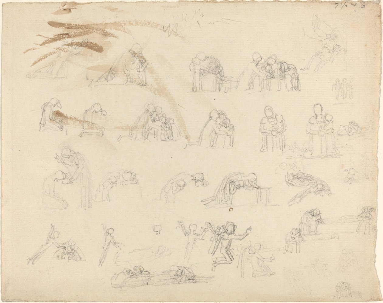 Folha de estudos de John Flaxman
