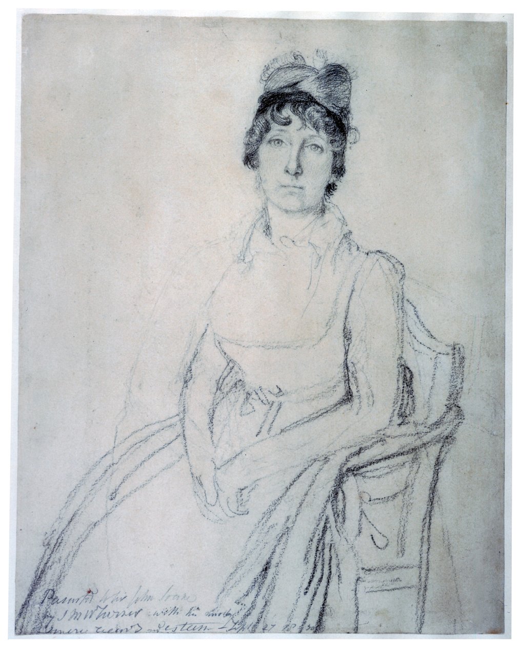 Esboço de Eliza Soane, c.1800 de John Flaxman