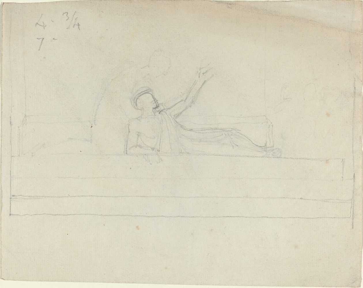 Duas figuras clássicas gregas de John Flaxman