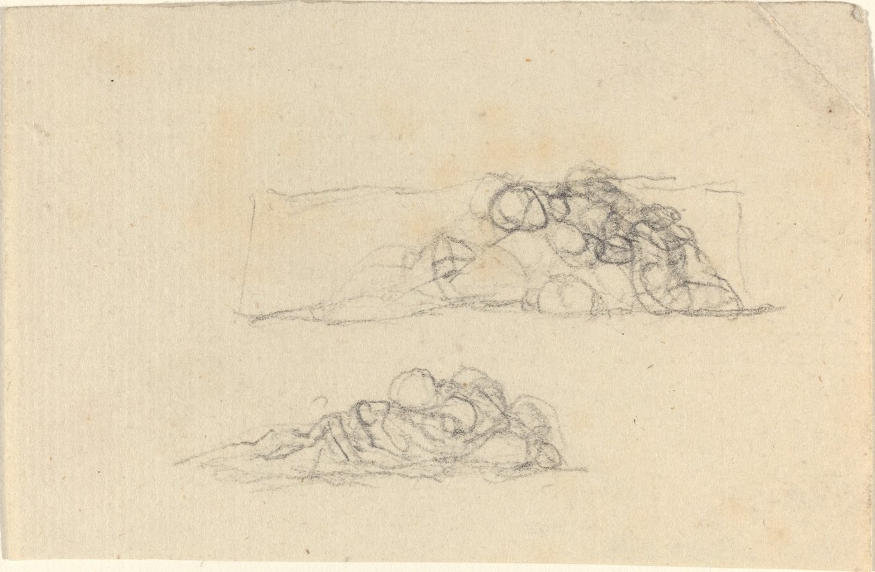 Dois grupos de figuras amontoadas de John Flaxman