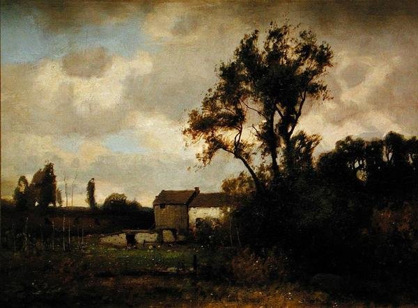 Perto de Dover, Nova Jersey (óleo sobre tela) de John Francis Murphy