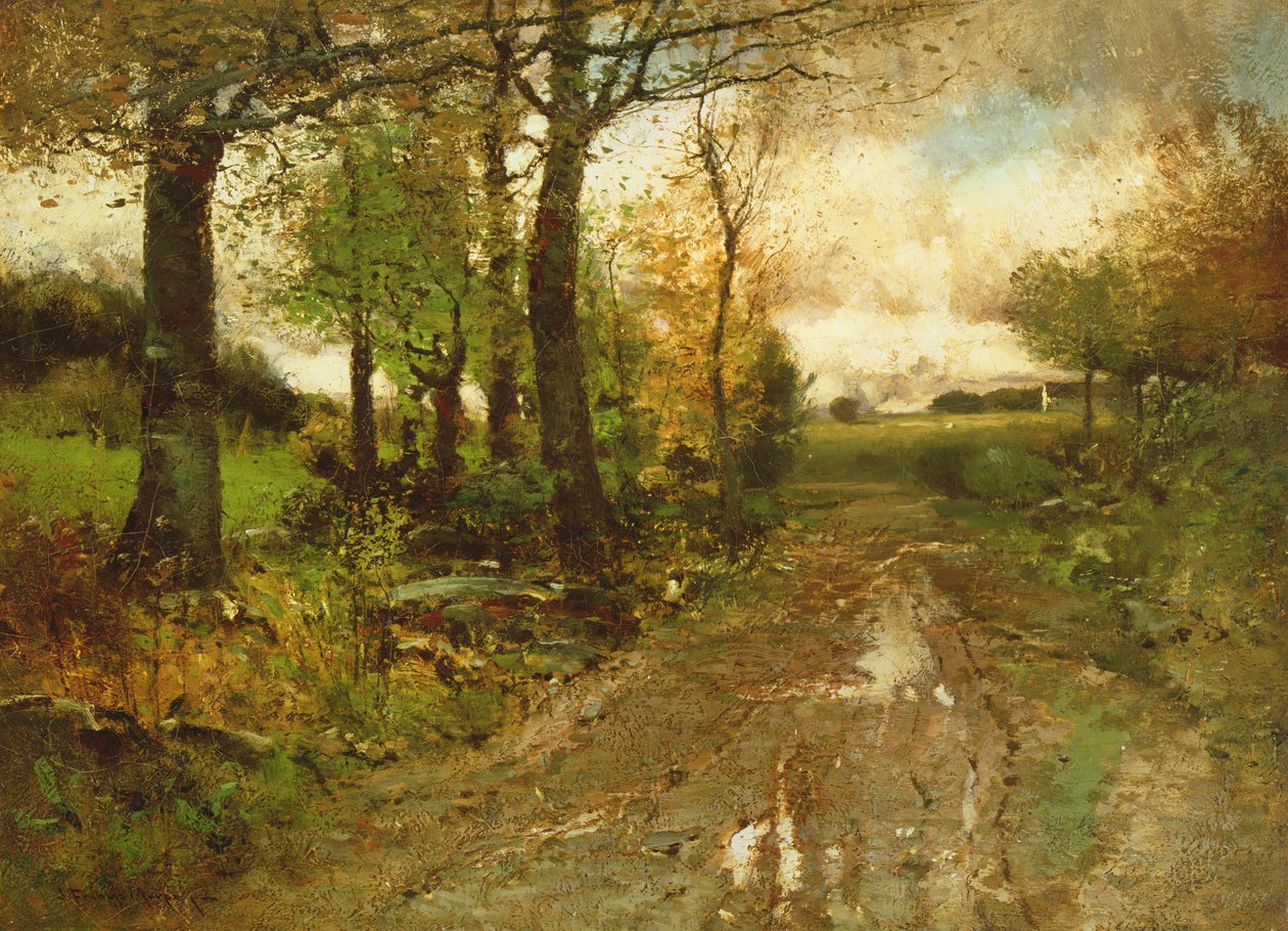 Estrada através da floresta de John Francis Murphy