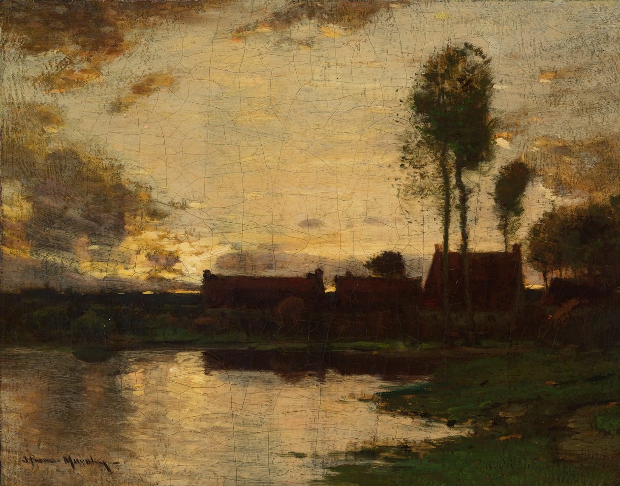 Pequena Paisagem, ca. 1880-1890. de John Francis Murphy