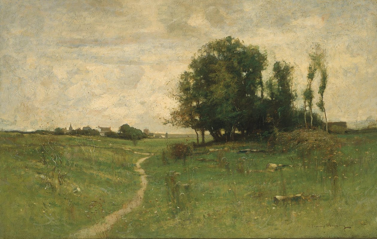 The Path to the Village, 1882. de John Francis Murphy