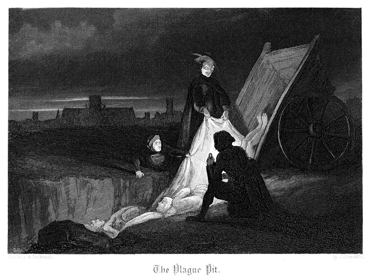 O poço da peste, 1855 de John Franklin