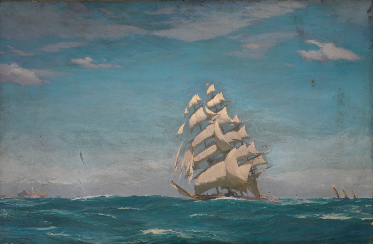 "Cutty Sark" (1869), início do século XX (óleo sobre tela) de John Fraser