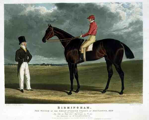 "Birmingham", o Vencedor das Estacas do Grande St. Leger em Doncaster de John Frederick Herring Snr