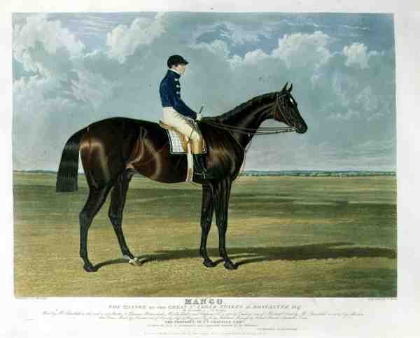 "Manga", o Vencedor das Estacas do Grande St. Leger em Doncaster de John Frederick Herring Snr