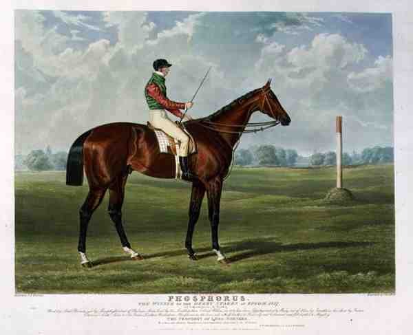 Phosphorus, o vencedor do Derby Stakes em Epsom de John Frederick Herring Snr