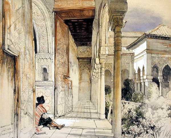Entrada no Salão dos Abencerrajes (Sala de los Abencerrajes), de 