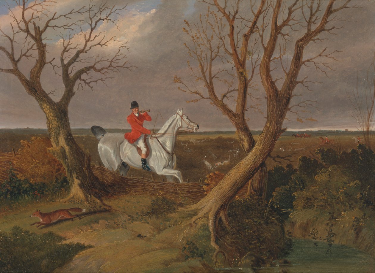 A caça ao Suffolk Hunt: Fugido de John Frederick Herring