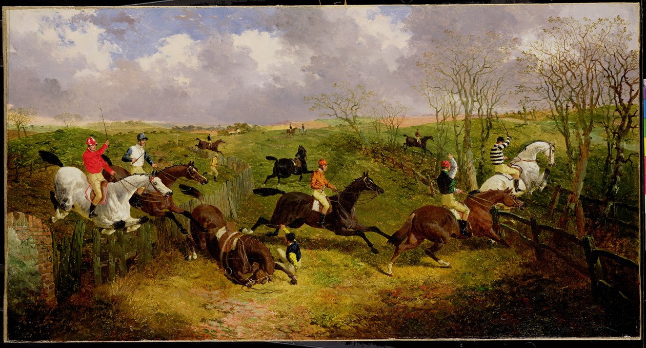 Uma prova em lona (óleo sobre tela) de John Frederick Herring Jnr