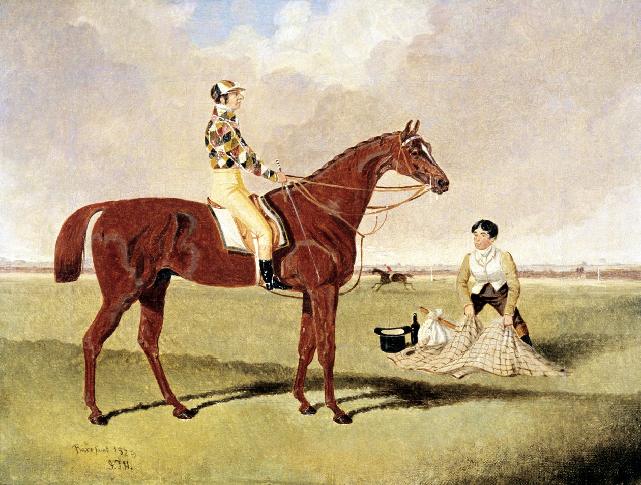 "Pés Descalços" montado por Dick Goodison de John Frederick Herring Jnr