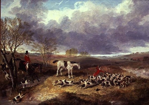 A caça ao Cambridgeshire: a Morte (óleo sobre tela) de John Frederick Herring Jnr
