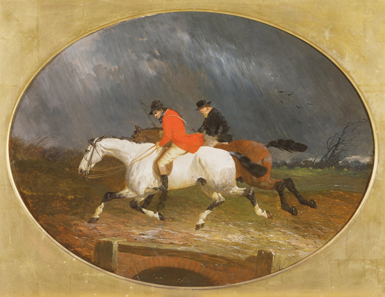 O retorno da caçada na chuva de John Frederick Herring Junior