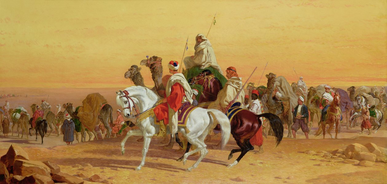 Uma caravana árabe de John Frederick Herring Senior