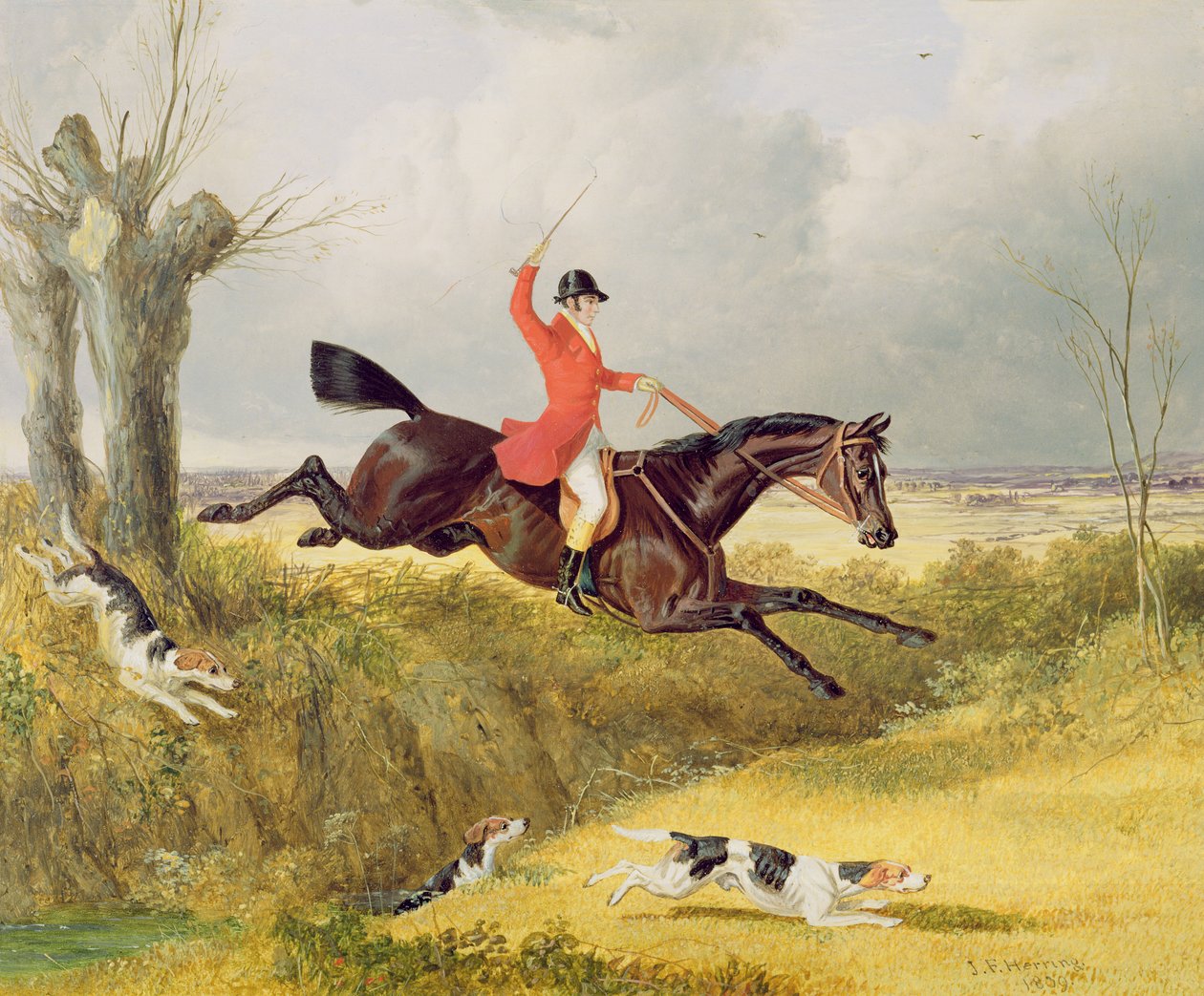 Limpando uma vala, 1839 de John Frederick Herring Senior