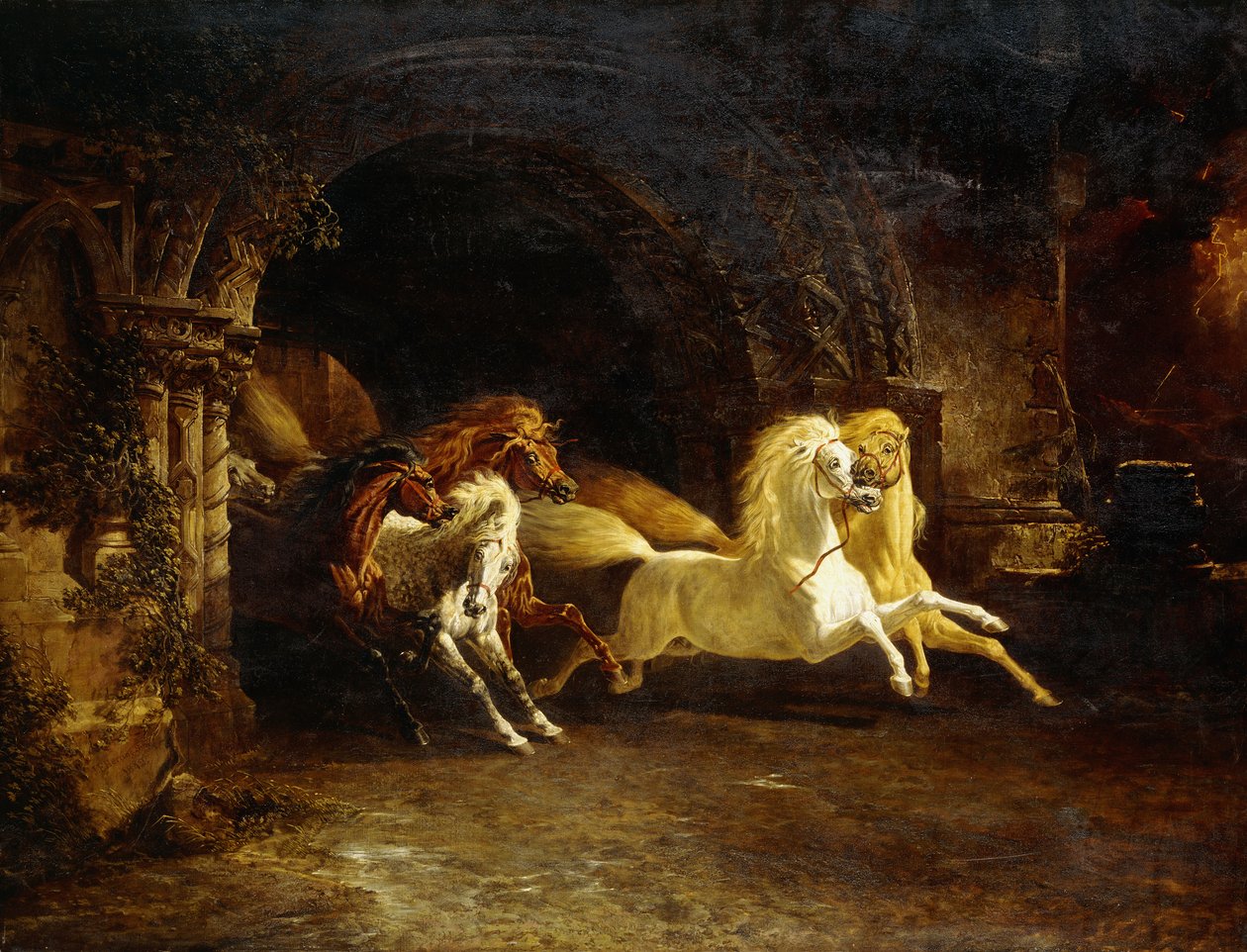 Cavalos de Duncan, 1842 de John Frederick Herring Senior