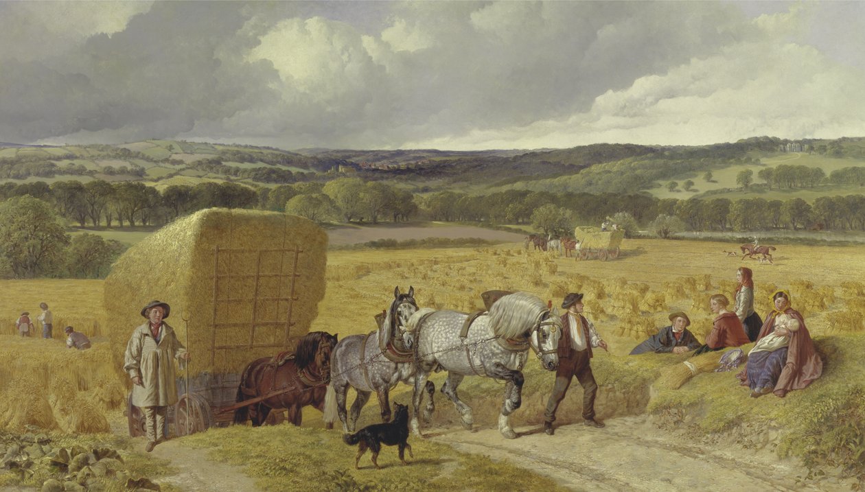 Colheita, 1857 de John Frederick Herring Senior