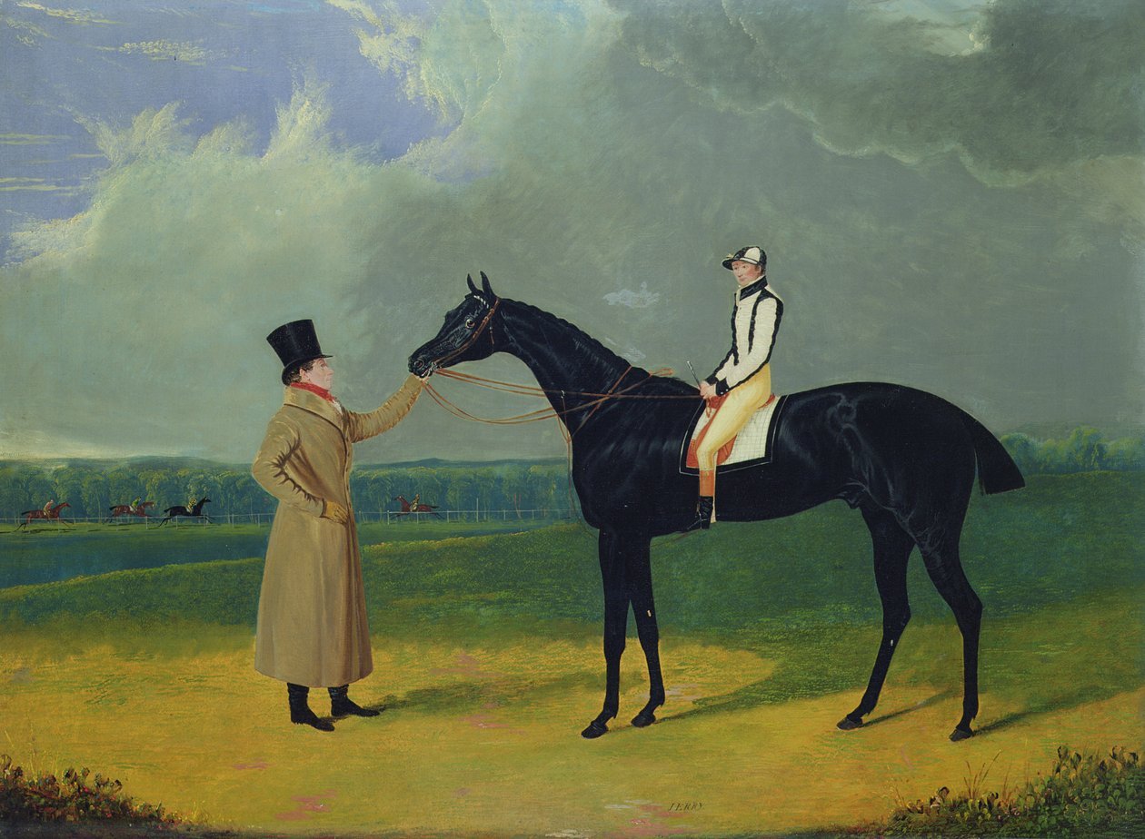Jerry, Vencedor do St. Leger 1824 (óleo sobre tela) de John Frederick Herring Senior