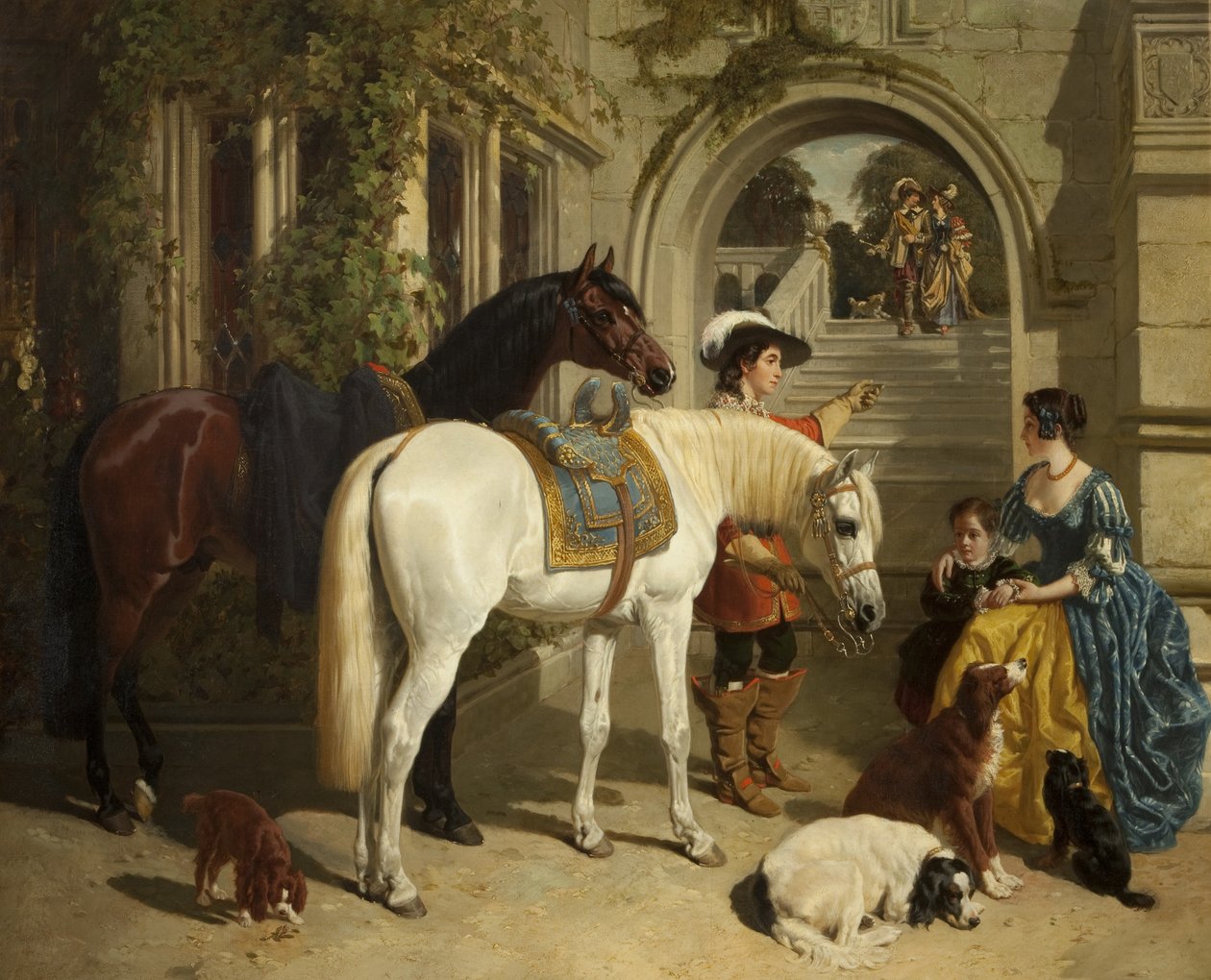 Minhas senhoras Palfrey de John Frederick Herring Senior
