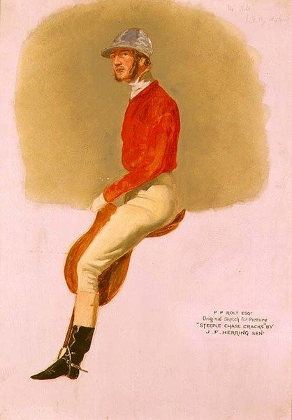 Esboço de retrato de P.P. Rolt Esq. para 