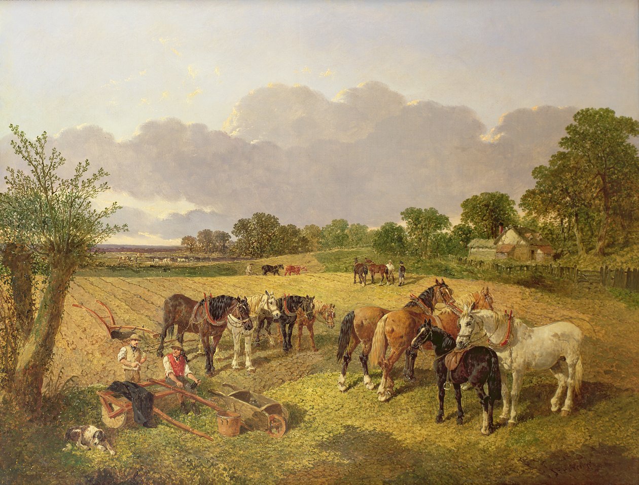 Equipe de Arado de Repouso de John Frederick Herring Senior