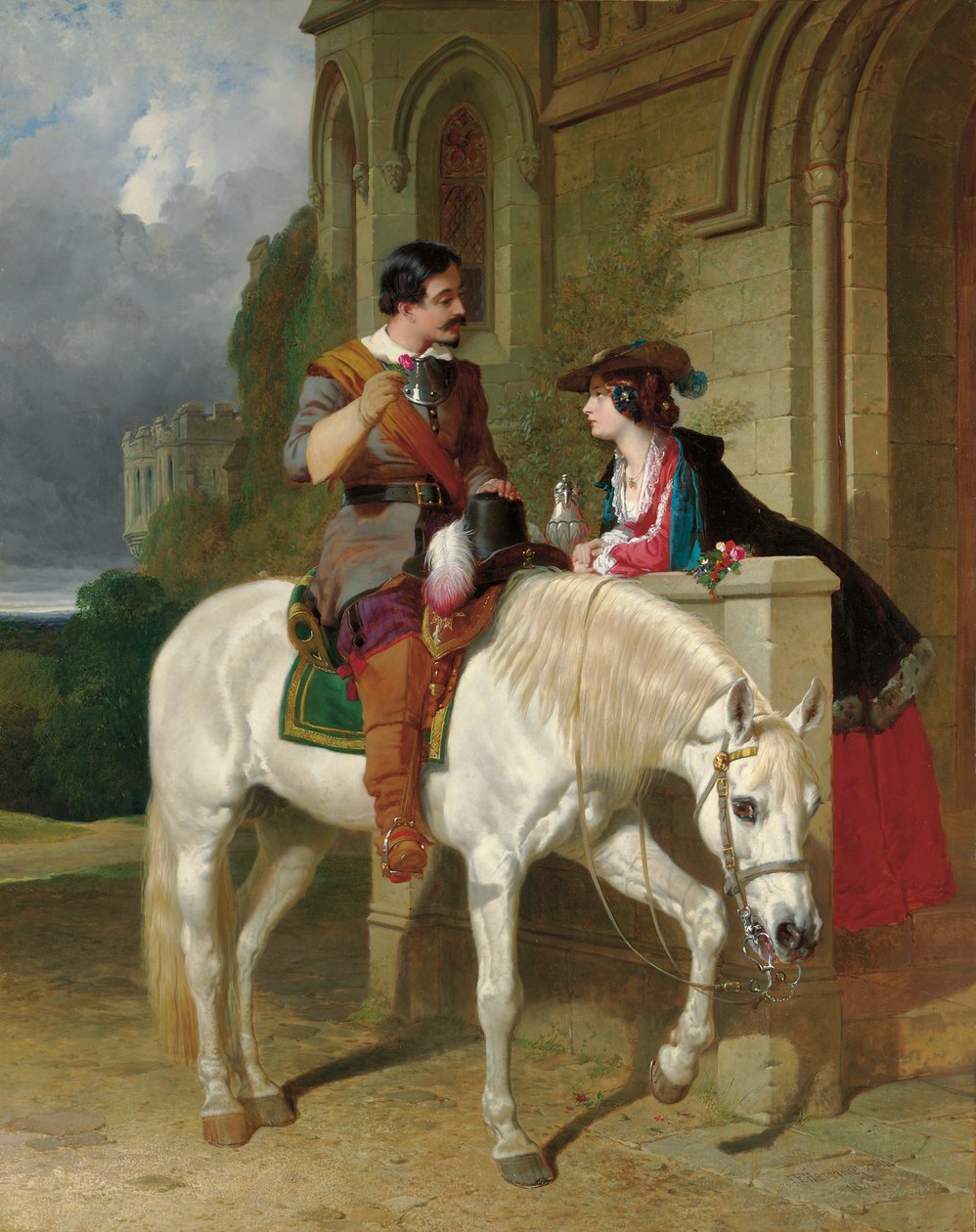 A Rosa, 1853 de John Frederick Herring Senior