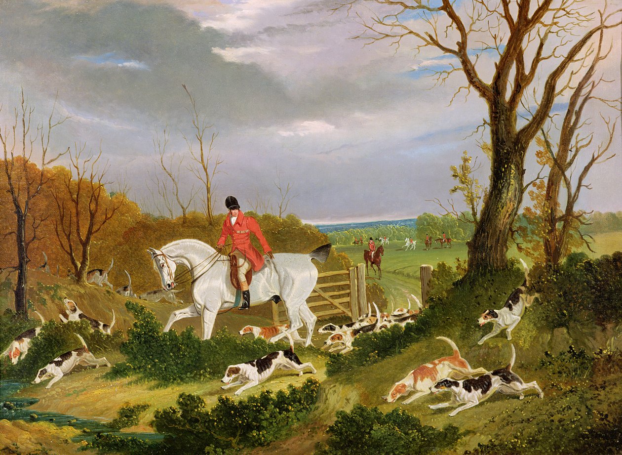 A caça do Suffolk - indo cobrir perto de Herringswell de John Frederick Herring Senior