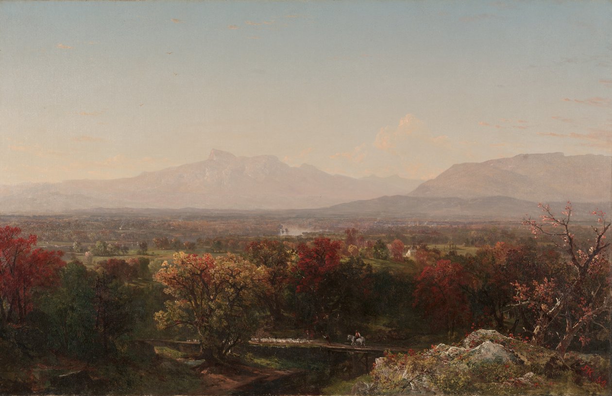 Um dia de outubro nas montanhas brancas de John Frederick Kensett