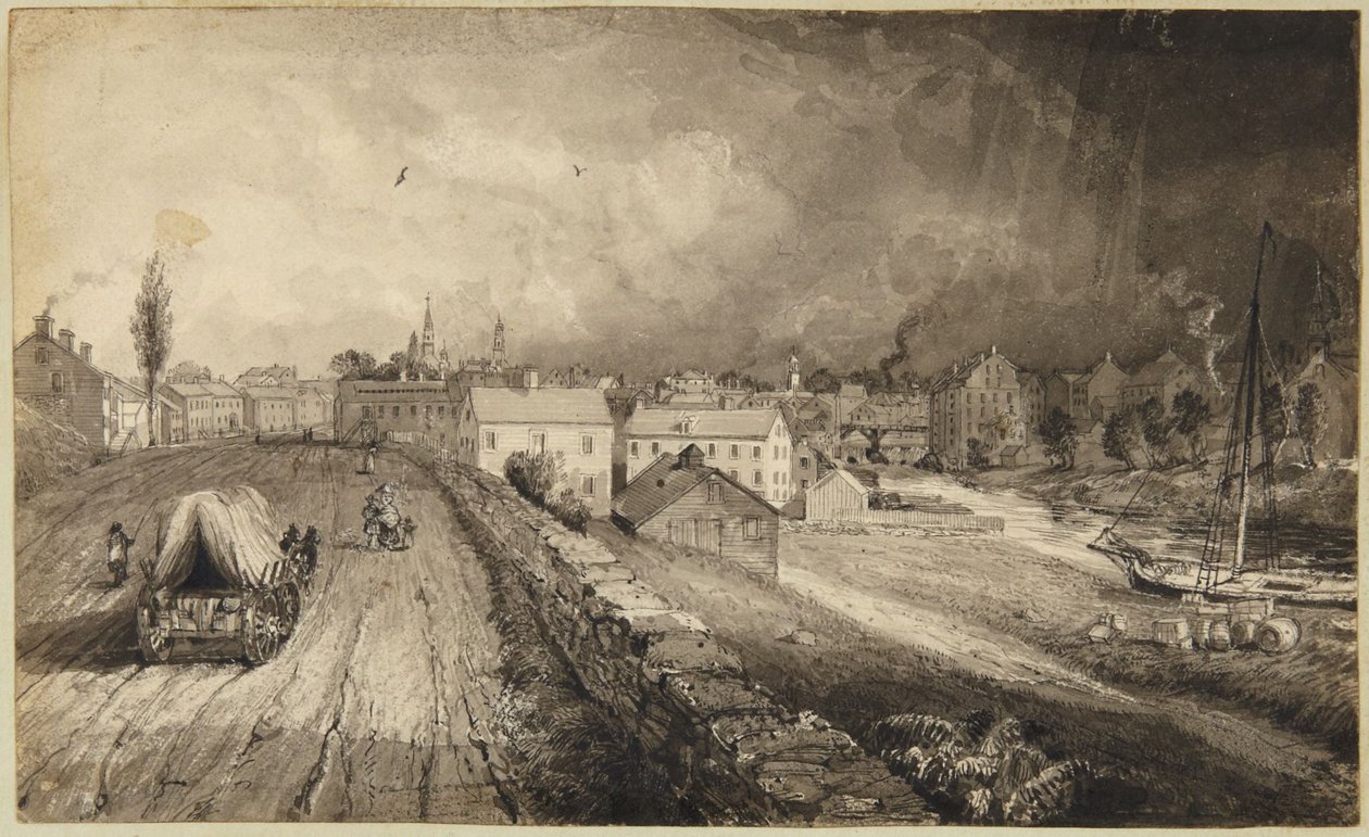 Cidade industrial do Connecticut de John Frederick Kensett