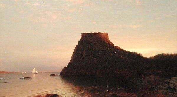Fort Dumpling, Rhode Island de John Frederick Kensett