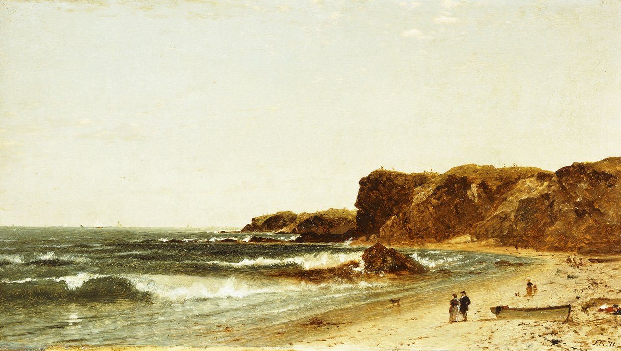 Quarenta Passos, Newport, Rhode Island, 1871 de John Frederick Kensett