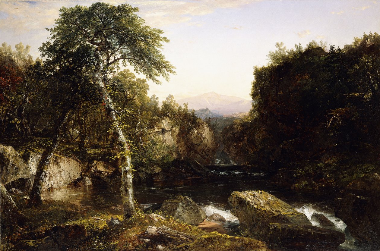Montanhas da Francônia, 1854 de John Frederick Kensett
