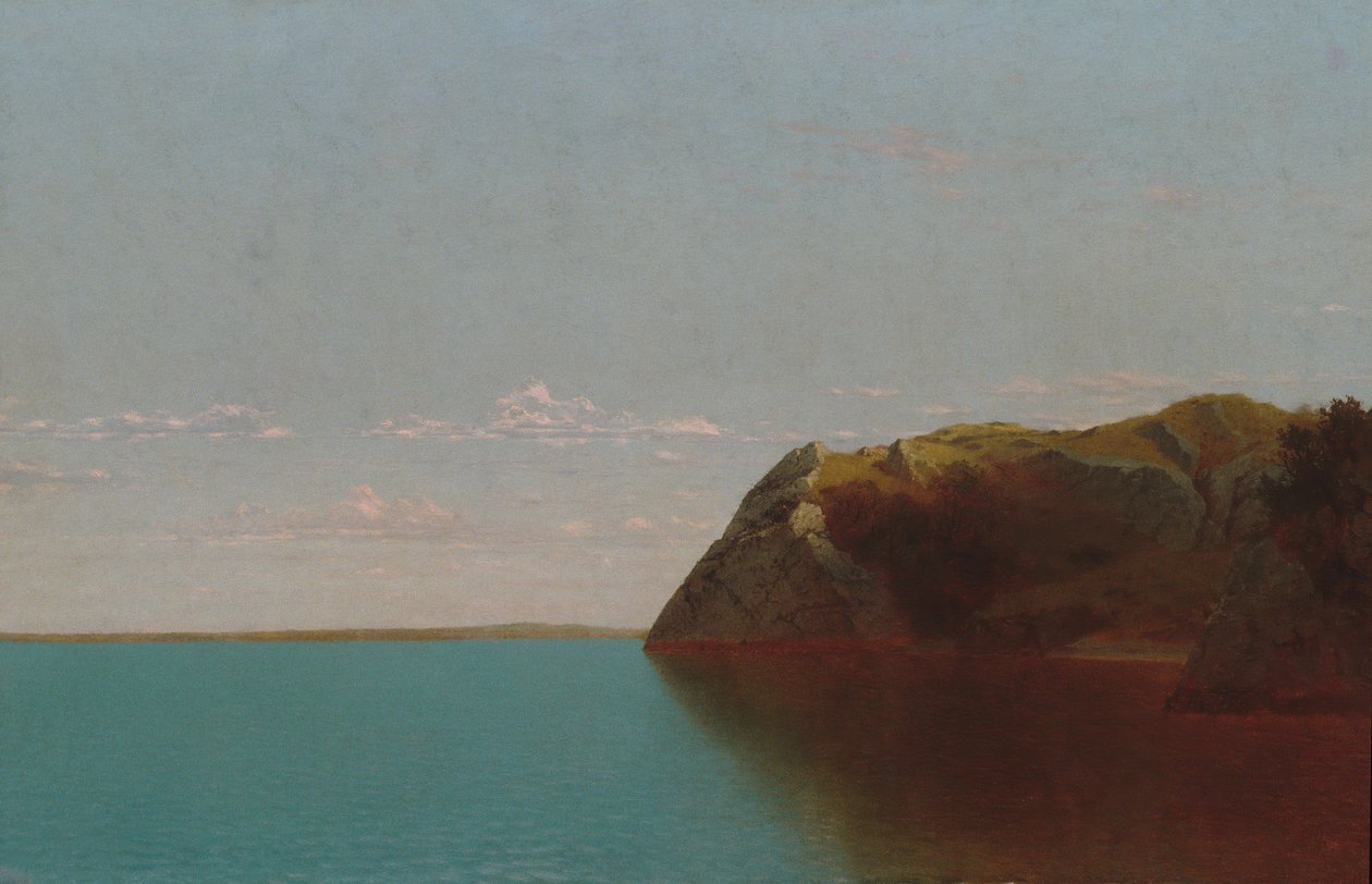 Rochas de Newport, 1872. de John Frederick Kensett