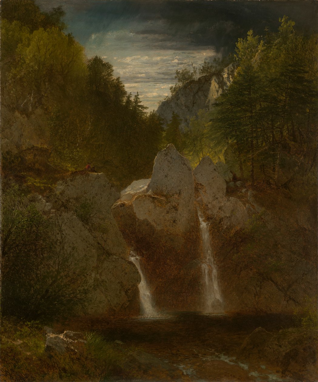 Piscina Rochosa, Bash-Bish Falls de John Frederick Kensett