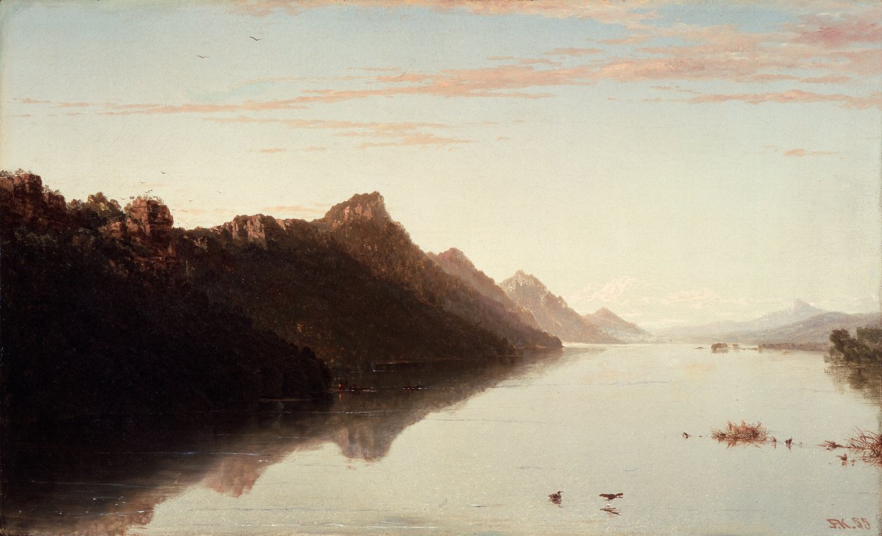 Vista sobre o Alto Mississipi de John Frederick Kensett