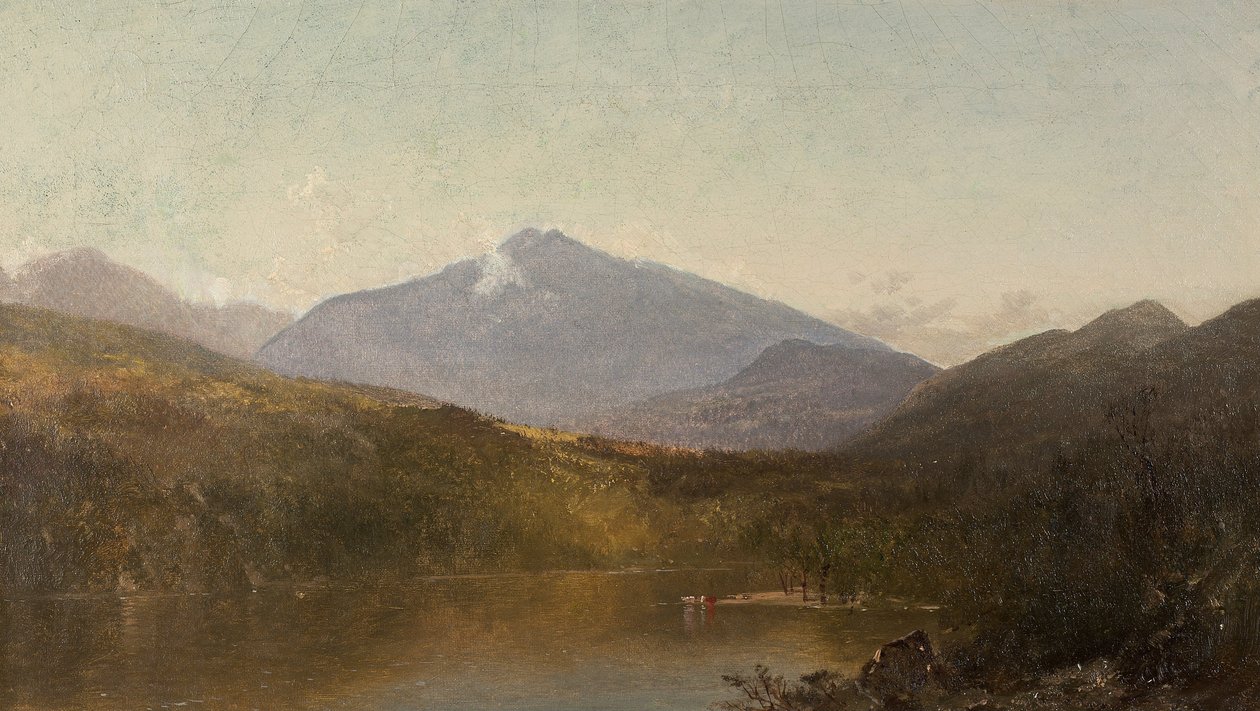 Montanhas Brancas a partir de Shelburne, NH de John Frederick Kensett