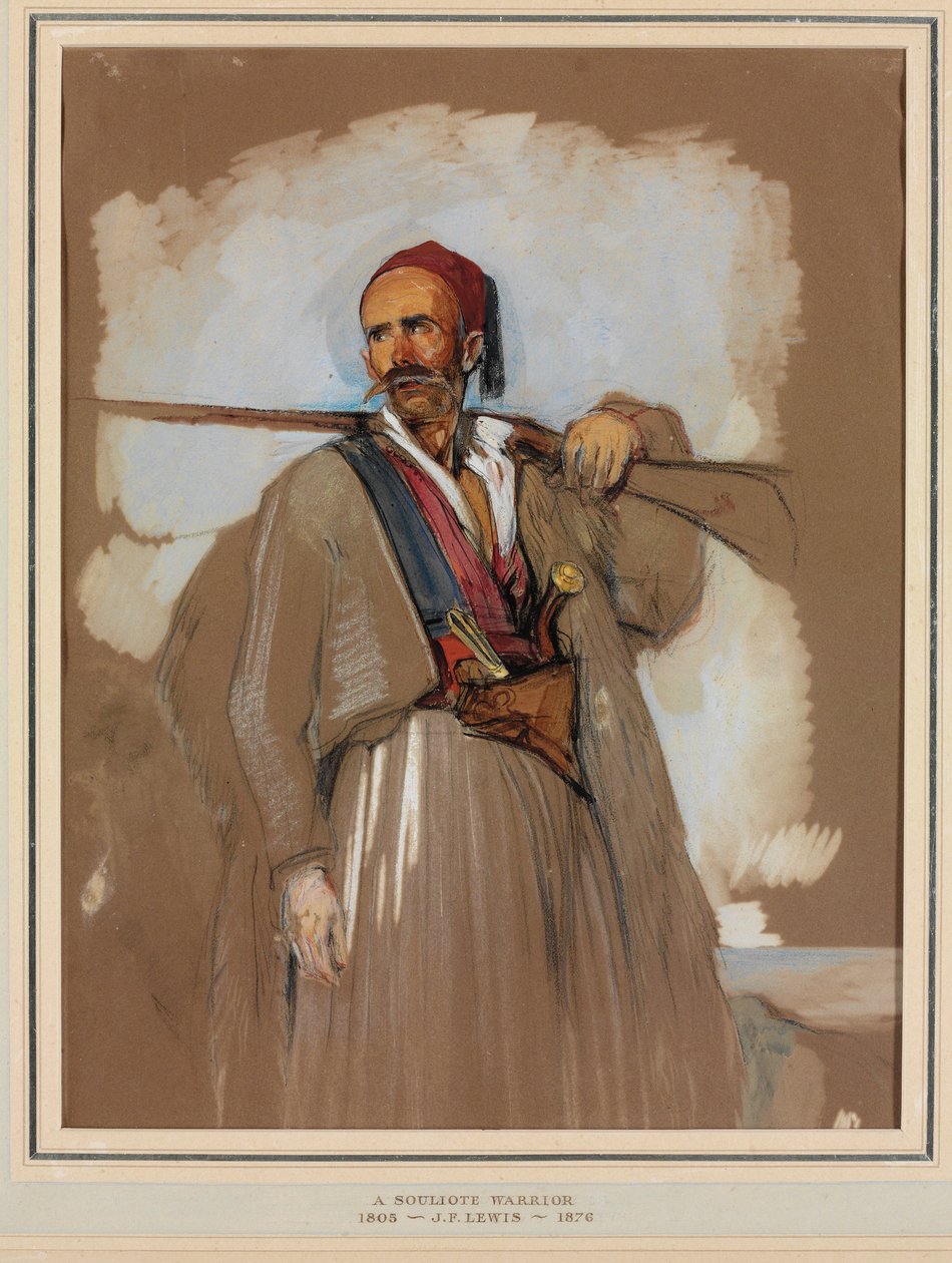 Um guerreiro Suliote de John Frederick Lewis