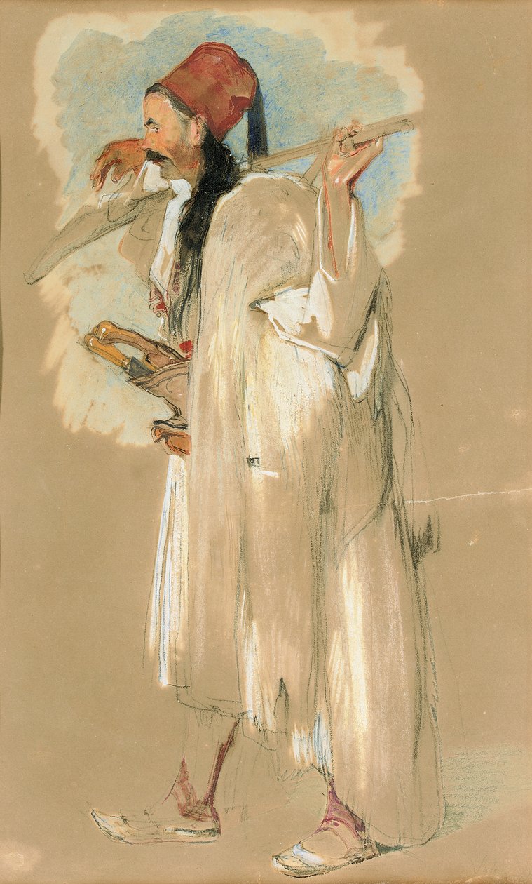 Um guerreiro Suliote de John Frederick Lewis