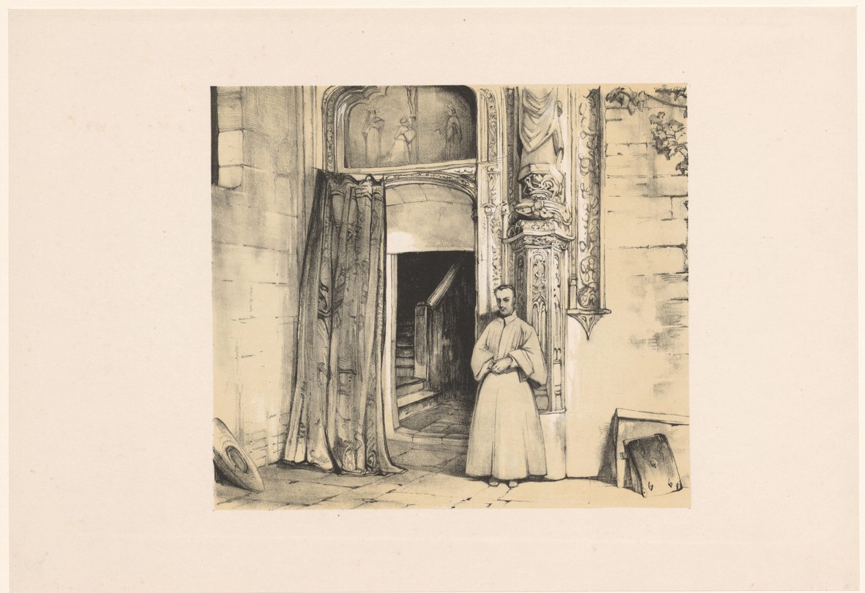 Porta do Convento de San Juan de los Reyes em Toledo de John Frederick Lewis