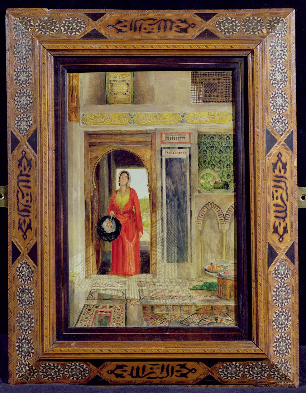 Entrada para o Harém, 1871 de John Frederick Lewis