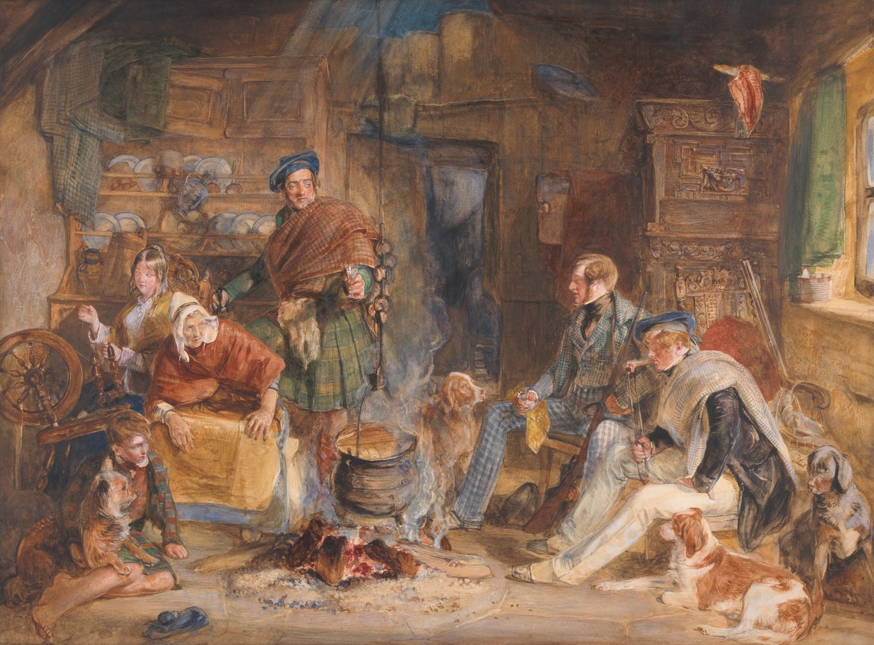 Hotelaria nas Terras Altas de John Frederick Lewis
